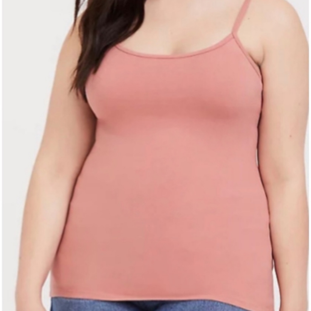 Torrid cami camisole dusty pink rose 4 4X